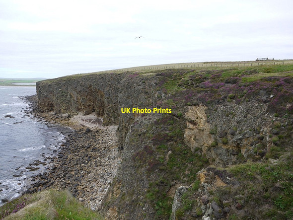Photo 6"x4" Rocky beach near Rowe Geo Upper Sanday c2012