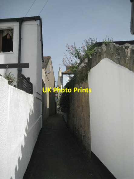 Photo 6"x4" Alley to Fore Street from Middle Street Teignmouth c2012