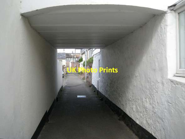 Photo 6"x4" West along School Lane from Albion Street Teignmouth c2012