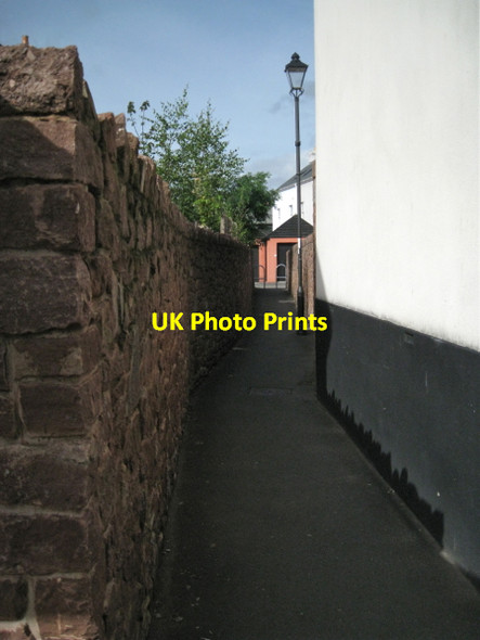 Photo 6"x4" Alley from Bridge Road to Shoreside Teignmouth c2012