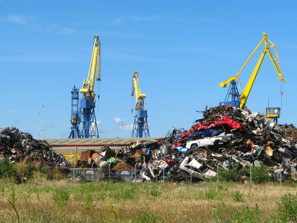 Photo 6"x4" Scrapyard, Belfast [1] Belfast c2008