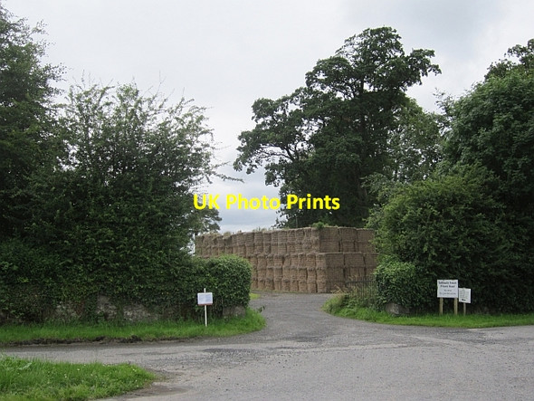 Photo 6"x4" Straw stack Castlepollard c2012