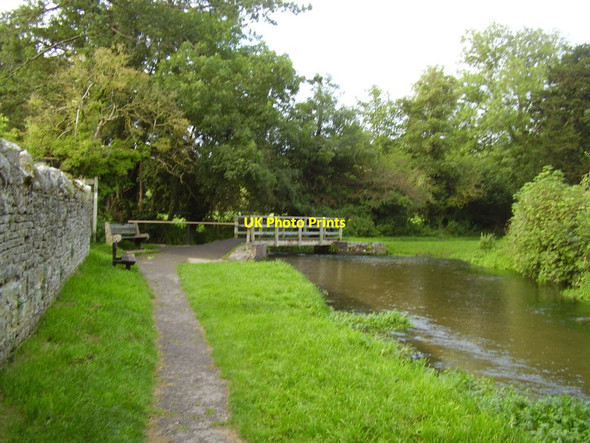 Photo 6"x4" Footbridge over the River Char Dorchester\/SY6890 c2012