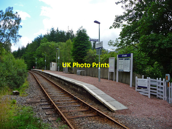 Photo 6"x4" Achnashellach Station Lair\/NH0148 c2012