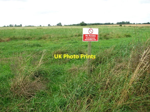 Photo 6"x4" No access onto this environmental stewardship area Setchey c2012