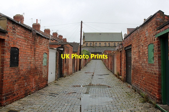 Photo 6"x4" Back Lane (looking south), Hope Town, Darlington Darlington c2012
