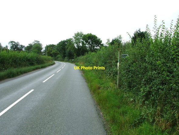 Photo 6"x4" Footpath Sign Winston\/TM1861 c2012