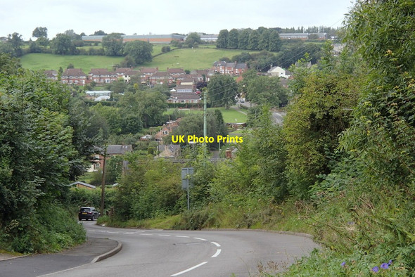 Photo 6"x4" Dungeley Hill from Heage, towards Nether Heage Nether Heage c2012