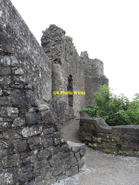 Photo 6"x4" The main gate of King John's Castle at Carlingford Carlingford c2012