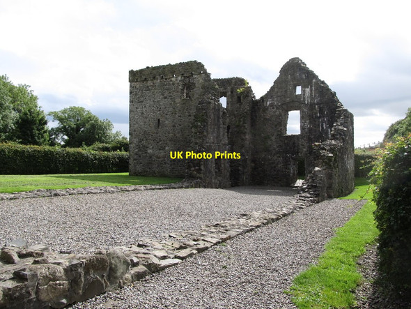 Photo 6"x4" The ruins of the Mill House at Carlingford Abbey Carlingford c2012