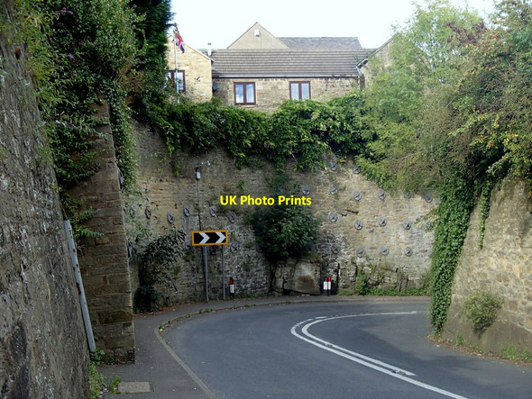 Photo 6"x4" A bend in the road, South Wingfield South Wingfield c2012