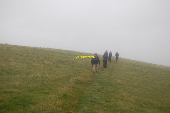 Photo 6"x4" The South Downs Way near Foxhole Westdean c2012