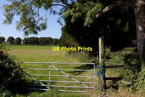 Photo 6"x4" Footpath leaving Lower Baybridge Lane Baybridge\/SU5223 c2012