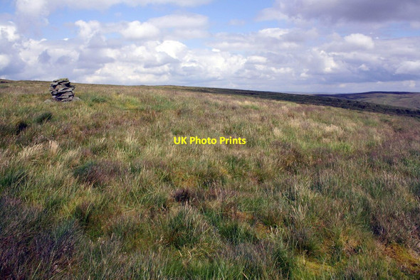 Photo 6"x4" A little cairn on Abbotside Common Cotterdale c2012