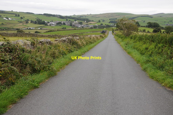 Photo 6"x4" Country road approaching Cerrigydrudion Cerrigydrudion c2012