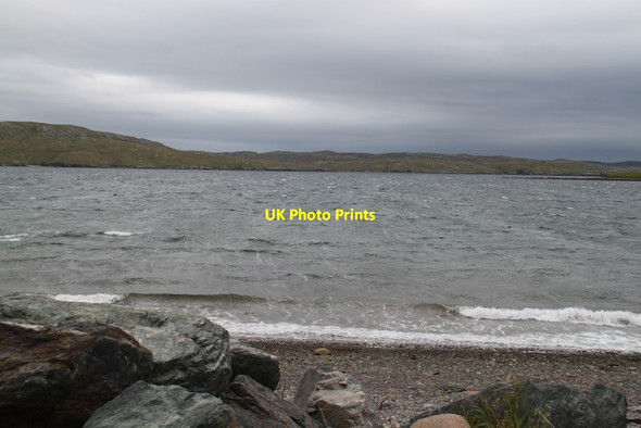 Photo 6"x4" The beach and Atlantic Hillswick c2012