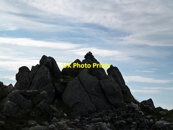 Photo 6"x4" The summit of The Schil Sourhope c2012