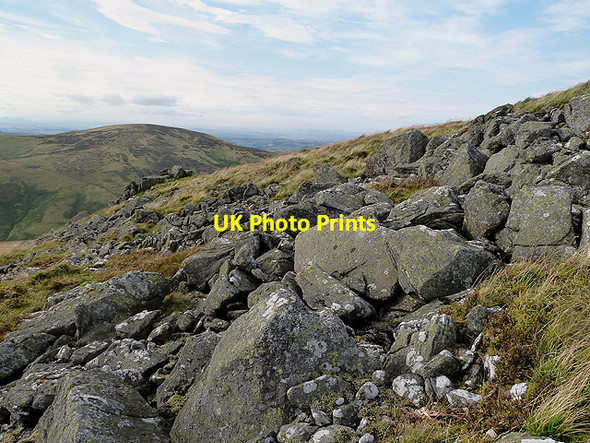 Photo 6"x4" A rocky hillside Sourhope c2012