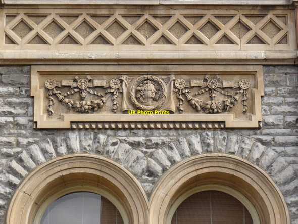 Photo 6"x4" Castle Brewery, facade detail  Newark-on-Trent c2012 P2