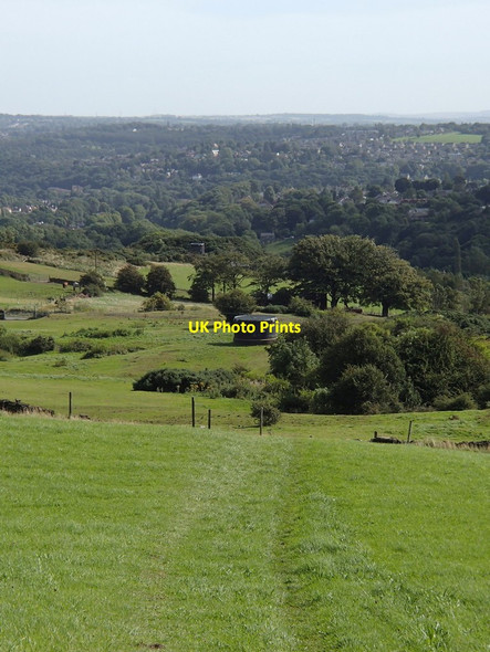 Photo 6"x4" Path off the moors to Totley Owler Bar c2012