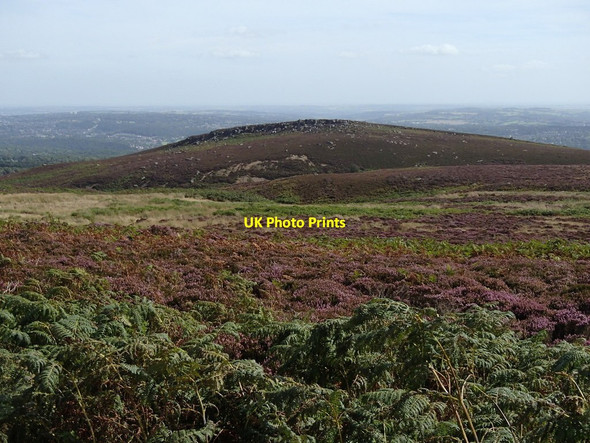 Photo 6"x4" Moorland towards Houndkirk Hill Ringinglow c2012