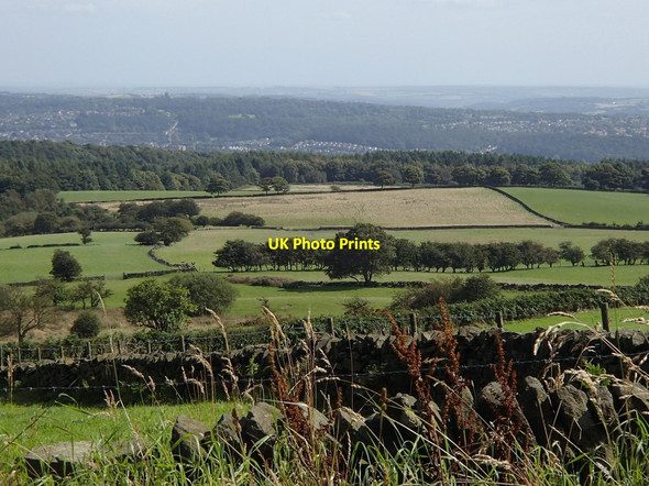 Photo 6"x4" View east from Houndkirk Road Ringinglow c2012