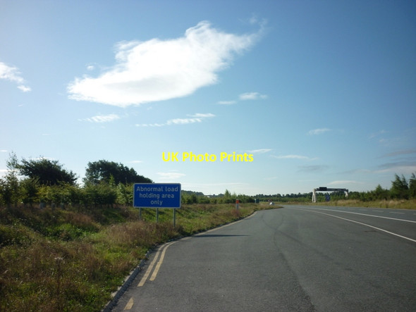 Photo 6"x4" The abnormal load area on the former A1 Knottingley c2012