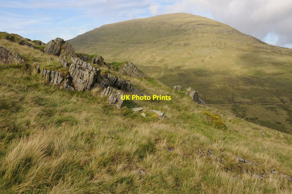 Photo 6"x4" View to Pen Llithrig y Wrach Capel Curig c2012