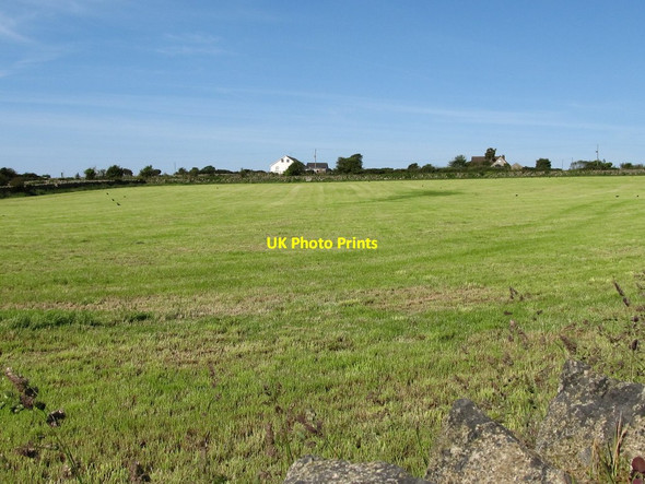 Photo 6"x4" A harvested hay field alongside the Majors Hill road Annalong c2011