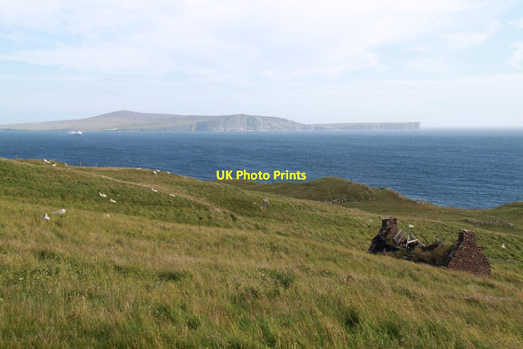 Photo 6"x4" Ruined Croft Easter Quarff c2012