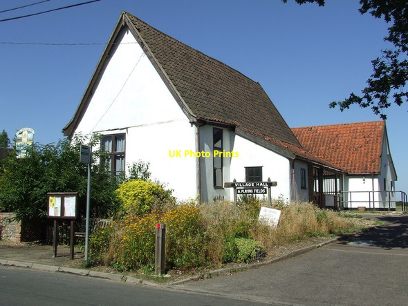 Photo 6"x4" Village Hall Snow Street c2012