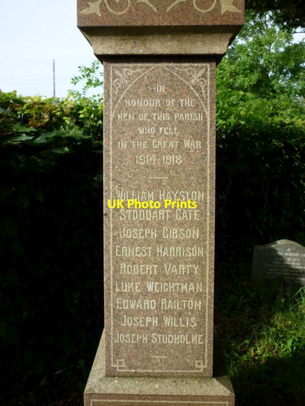 Photo 6"x4" The War Memorial at Newton Arlosh Newton Arlosh c2012
