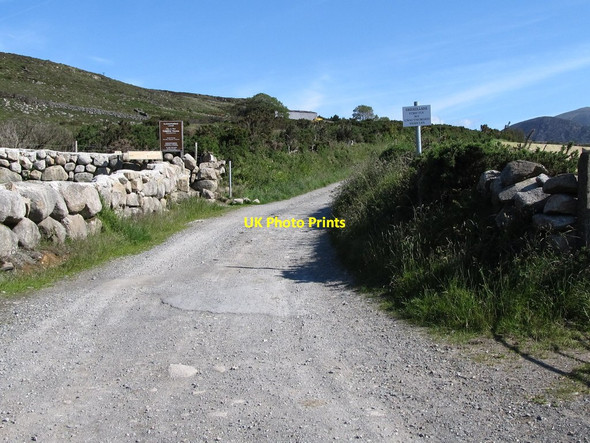 Photo 6"x4" The Carrick Little Track at its junction with Head Road Annalong c2011