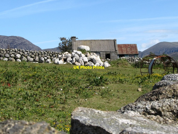 Photo 6"x4" Tin roofed cottage at Carrick Big Annalong c2011