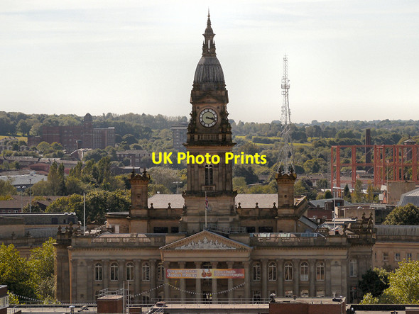 Photo 6"x4" Bolton Town Hall Bolton\/SD7108 c2012