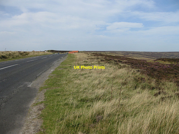 Photo 6"x4" Moorland road to Castleton Church Houses c2012