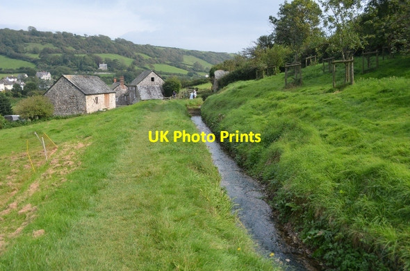 Photo 6"x4" Manor Mill Stream Branscombe c2012