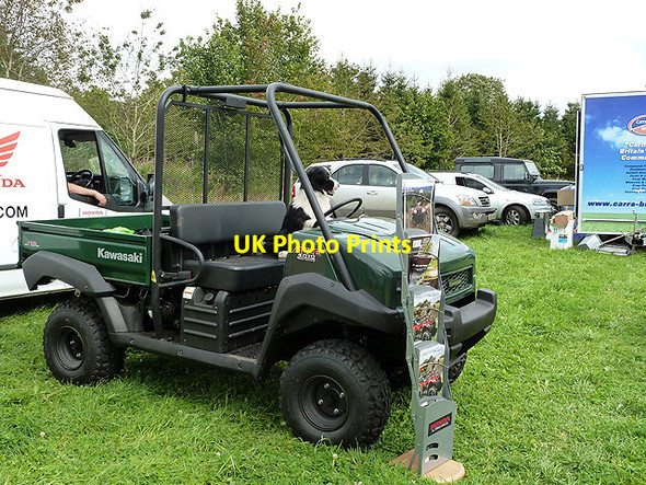 Photo 6"x4" An all-terrain vehicle at Philiphaugh Selkirk c2012