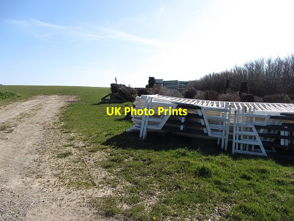 Photo 6"x4" Point to point fences, Treborough Common Treborough c2012