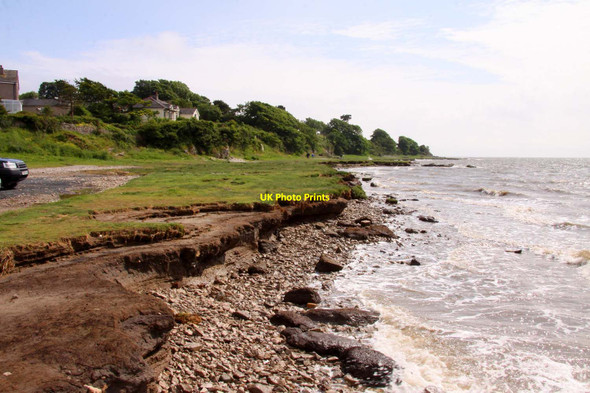 Photo 6"x4" Silverdale Beach looking towards Know Hill Silverdale Green c2012