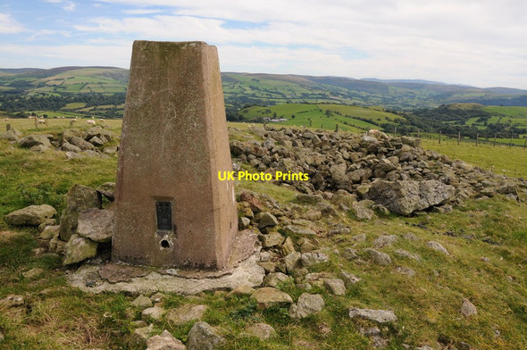 Photo 6"x4" Trig point on Gilwern Hill Camnant\/SO0956 c2012