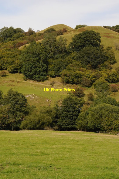 Photo 6"x4" Rising ground above The Cwm Camnant\/SO0956 c2012