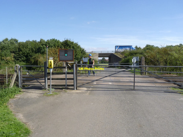Photo 6"x4" Crankley Point Crossing  Newark-on-Trent c2012