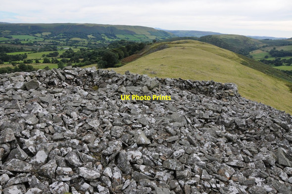Photo 6"x4" Rocks on Castle Bank Camnant\/SO0956 c2012