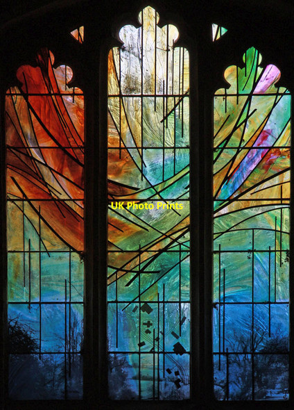 Photo 6"x4" St Michael & All Angels, Winwick - Stained glass window Winwick\/SP6273 c2012