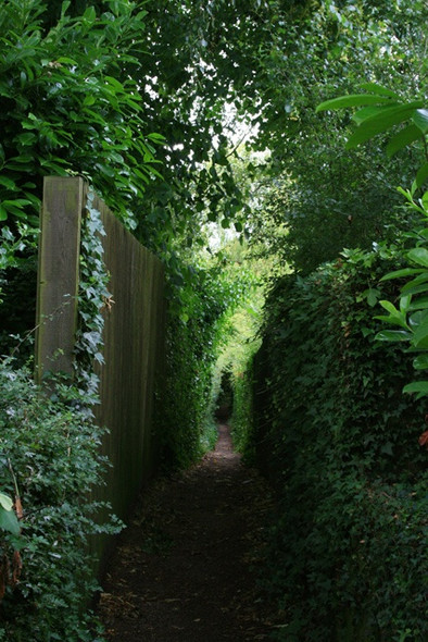 Photo 6"x4" Very Narrow Footpath Breaston c2008
