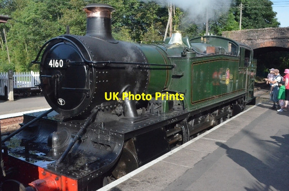 Photo 6"x4" GWR 4160 at Bishops Lydeard Bishops Lydeard c2012