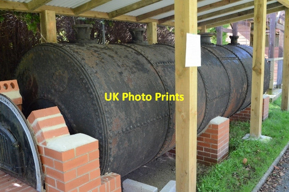 Photo 6"x4" Porkellis Mine Cornish Boiler Trenear c2012