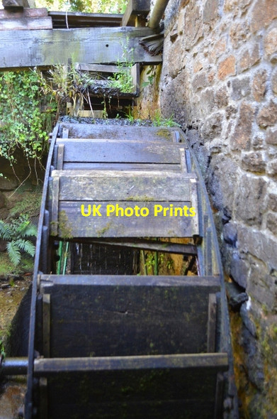 Photo 6"x4" Trenear Tin Works  - overshot wheel Trenear c2012 P1