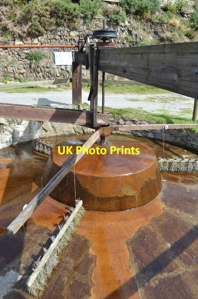 Photo 6"x4" Blue Hills Tin Mine Cross Coombe c2012